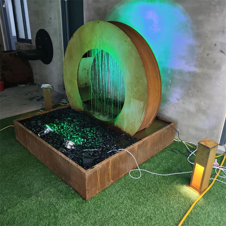 Garden Art Corten Steel Water Fountains Garden Art Corten Steel Water Fountains