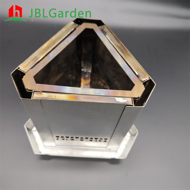 Steel pellet stove