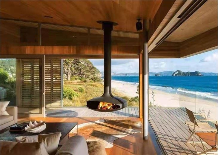 Wood Burning Stove Decorative Suspended Fireplace