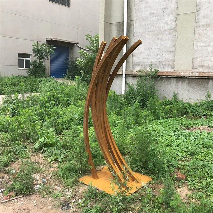 Modern Tasarım Corten Çelik Heykel