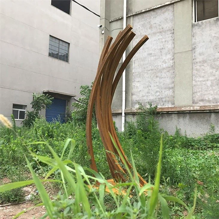 Modern Design Corten Steel Sculpture