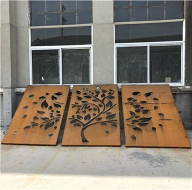 Bahçe Çit Dekorasyonu İçin Metal Ekran