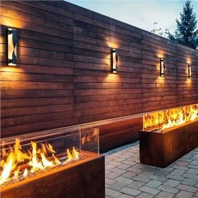 Açık Corten Çelik Ateş Çukuru