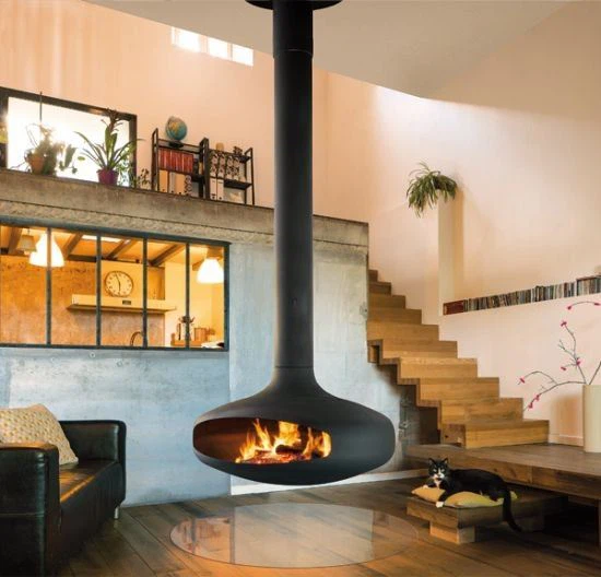Sphere Oval Fireplace Real Fireplace