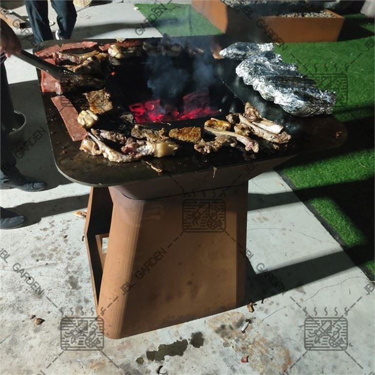 Kamp Corten Çelik Barbekü Izgaraları
