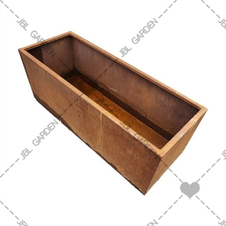 Large Galvanised Planters