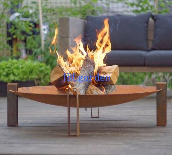Patio Wood Burning Metal Fire Pit