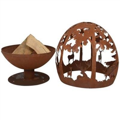 Corten Çelik Ateş Topu