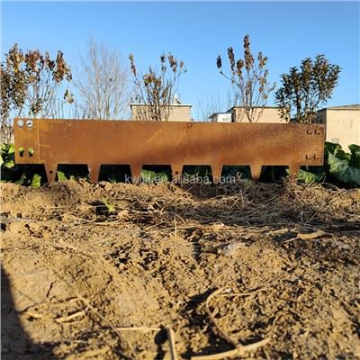 Corten Çelik Bahçe Kenarları
