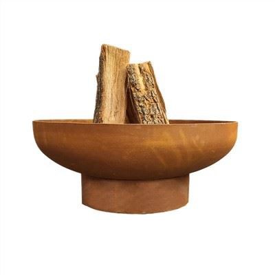 Corten Çelik Odun Yanan Ateş Çukuru