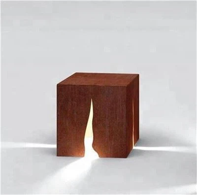 Peyzaj Paslı Corten Çelik Metal Bollard