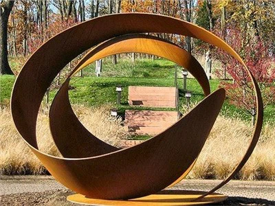 Park Bahçe Dekoru Corten Çelik Sanat Eseri Corten Çelik Corten Çelik Heykel