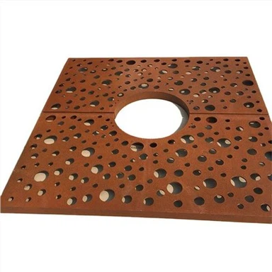Karayolu Corten Çelik Ağaç Izgarası