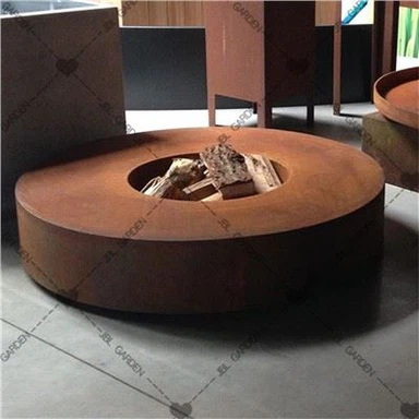 Yuvarlak Corten Ateş Çukuru
