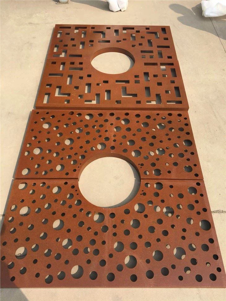 Corten Çelik Ağaç Izgaraları