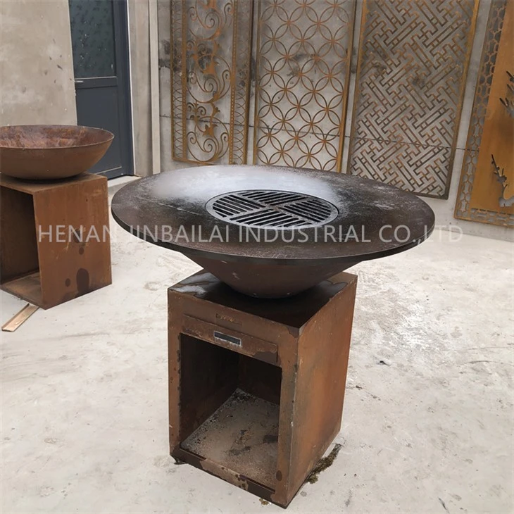 Ahşap Depolamalı Barbekü Izgara