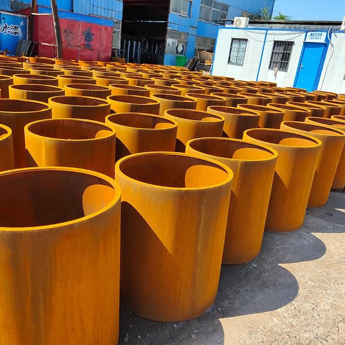 Custom Size Corten Steel Planter factory
