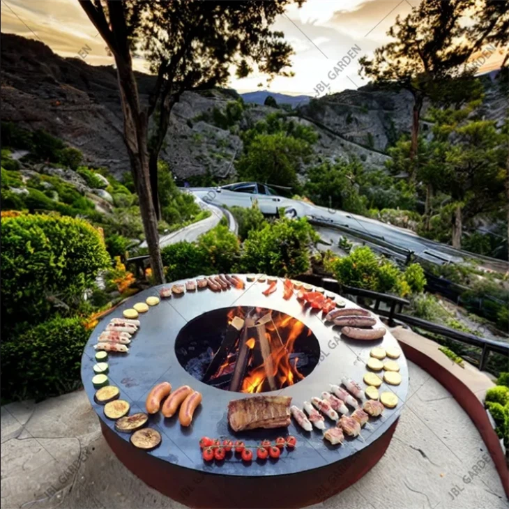 Factory Corten BBQ Grill