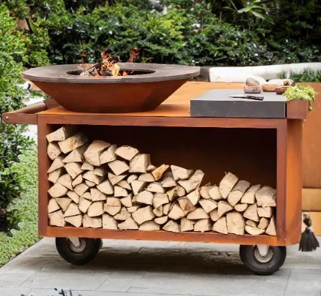 High Quality CORTEN Steel Bbq