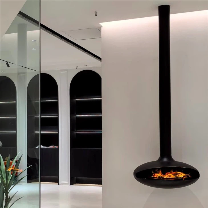 JBL Black Hanging Fireplace