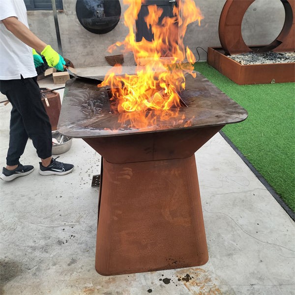 Modern Corten Steel BBQ Grills manufacturers