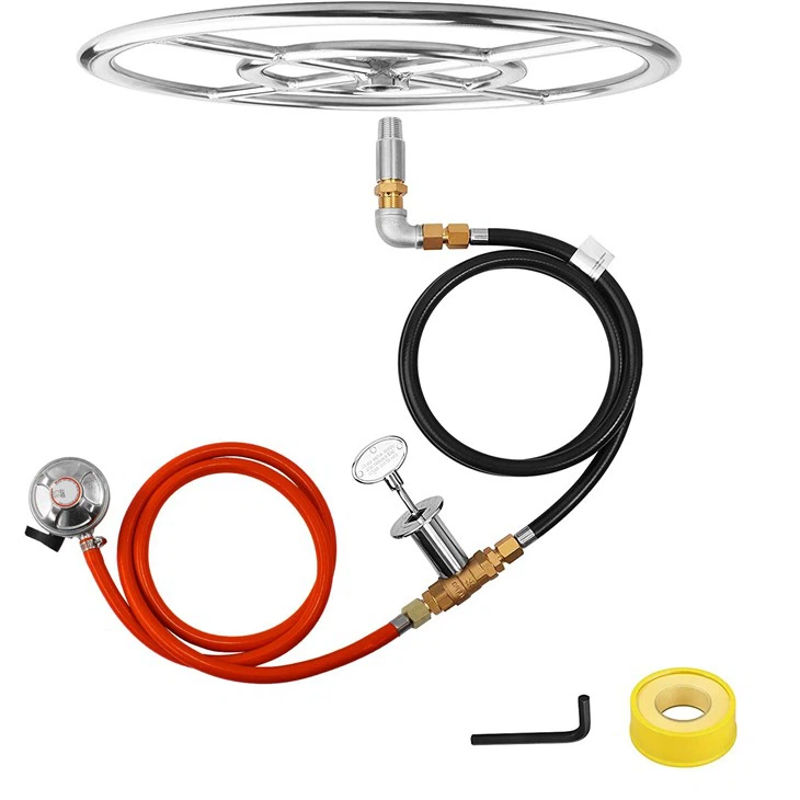 Rectangle Drop in Propane Fire Pit Burner Kit factory
