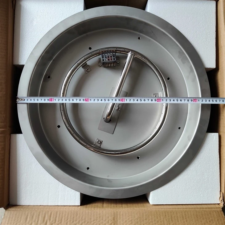 Round Gas Firepit Burner