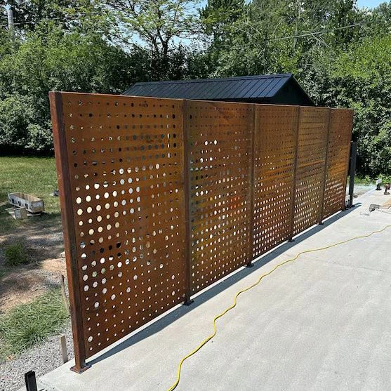 Rusty Corten Steel Screen factory
