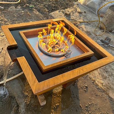 Özelleştirilmiş Metal Veranda Mobilya Ateş Potu